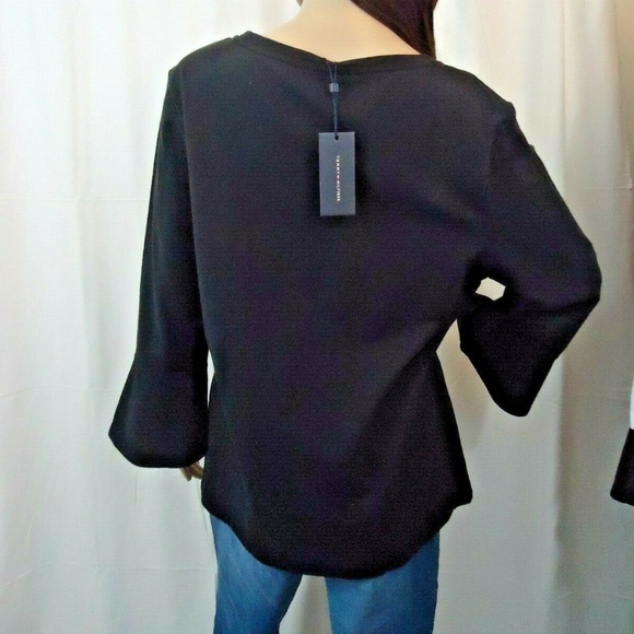 🐧TOMMY HILFIGER Logo Womens New 1451 Black XL - Picture 2 of 5